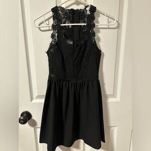 H&M Divided Black Lace Dress